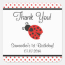 Search for ladybug thank you stickers Birthday