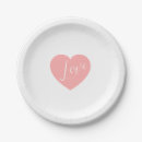 Search for valentines paper plates Pink