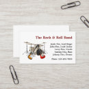 Search for band business cards Rock