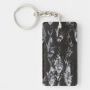 Search for white background key rings Animal