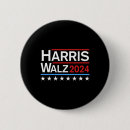 Search for democratic ticket badges Kamala harris for president
