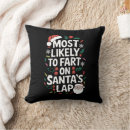 Search for fart cushions Santa