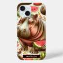 Search for hippopotamus iphone cases Tropical