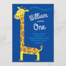 Search for giraffe 1st birthday invitations Children