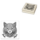 Search for cat face rubber stamps Head