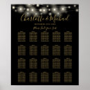 Search for black gold wedding seating charts Simple