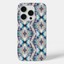 Search for intricate patterns iphone cases Blue