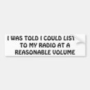Search for radio bumper stickers Rock