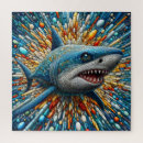 Search for shark puzzles Colourful