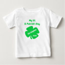 Search for shamrock baby shirts 1st