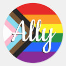Search for progressive round stickers Pride