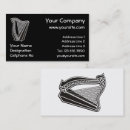 Search for harp business cards Celtic