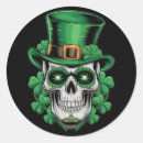 Search for irish skull stickers Clover