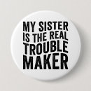 Search for trouble badges Vintage