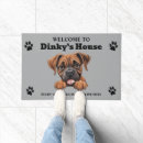 Search for boxer dog doormats Cute