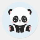Search for blue panda stickers Baby shower