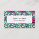 Search for embroidery business cards Floral