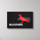 Search for poetry canvas prints Nevermore
