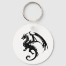 Search for black dragon key rings Silhouette