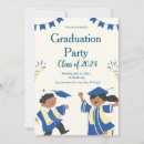 Search for kids graduation invitations Blue