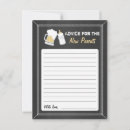 Search for black and white advice cards Baby shower