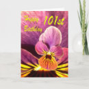 Search for 101st birthday cards Purple