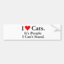 Search for i love cats bumper stickers Heart
