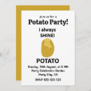 Search for potato invitations Cute