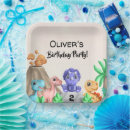 Search for volcano party tableware Watercolor