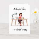 Search for receptionists postcards Coworker