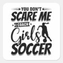 Search for soccer coach stickers Girls