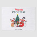 Search for snowman tissue paper Reindeer