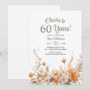 Search for cheers to 60 years invitations Sixty
