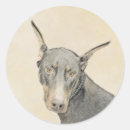 Search for black doberman stickers Dobermann