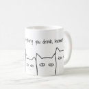 Search for black cat silhouette mugs Modern