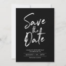 Search for birthday party save the dates Black and white