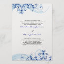 Search for royal scroll invitations Blue