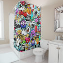 Search for graffiti shower curtains Pattern