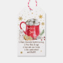 Search for chocolate gift tags Hot chocolate bomb
