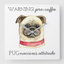 Search for pug clocks Cute