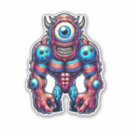 Search for sci fi fantasy stickers Monster