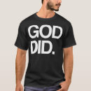 Search for god did it tshirts Christian