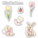 Search for yellow bunny stickers Pink