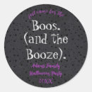 Search for booze stickers Halloween party