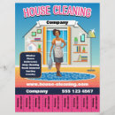 Search for pink flyers Cleaning service