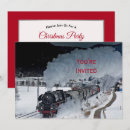 Search for train christmas invitations Snow
