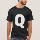 Search for capital letter tshirts Initial