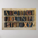 Search for alphabets posters Text