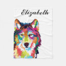 Search for wolf blankets Fleece