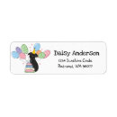 Search for happy dogs return address labels Birthday